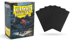 Dragon Shield Matte Standard-Size Sleeves - Black - 100ct